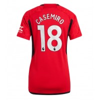Dámy Fotbalový dres Manchester United Casemiro #18 2023-24 Domácí Krátký Rukáv